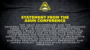 Image post by @ASUNSports on Twitter