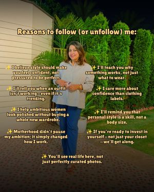 Image post by @imageconsultantsupreet on Instagram
