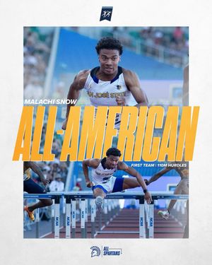 Image post by @sanjosestatetrackandfield on Instagram
