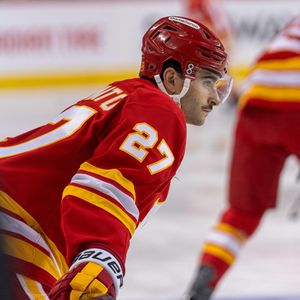 Image post by @NHLFlames on Twitter/X