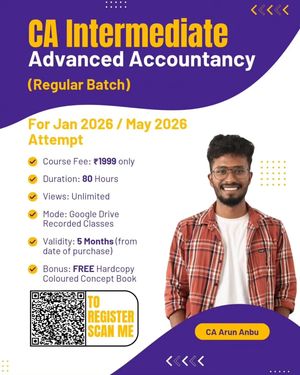 Image post by @ca_arun_anbu on Instagram