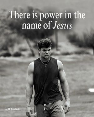 Image post by @holy.athletes on Instagram