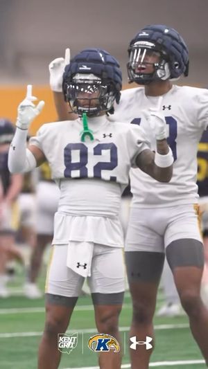 Video post by @KentStFootball on Facebook