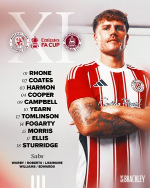 Image post by @brackleytownfc on Instagram