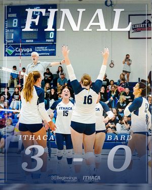 Image post by @ithacavolleyball on Instagram