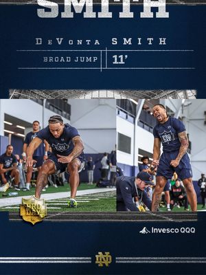 Image post by @ndfootball on Instagram