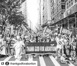 Image post by @shoutyourabortion on Instagram