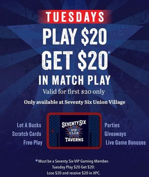 Image post by @Seventy Six Taverns on Facebook
