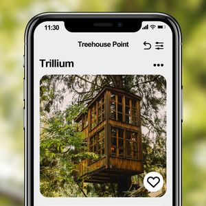 Image post by @treehousepoint on Instagram