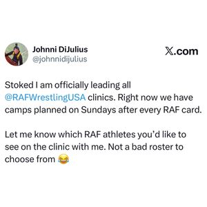 Image post by @wrestlersgrind on Instagram
