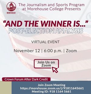Image post by @morehousejournalism on Instagram