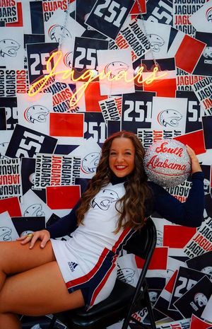 Image post by @southalabama.cheerleading on Facebook