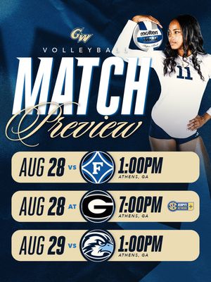 Image post by @gw_volleyball on Instagram