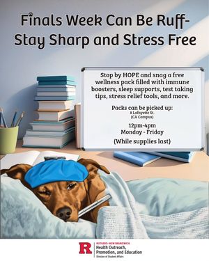 Image post by @rustudenthealth on Instagram