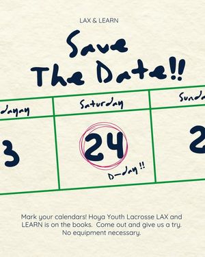 Image post by @Hoya Youth Lacrosse Association on Facebook