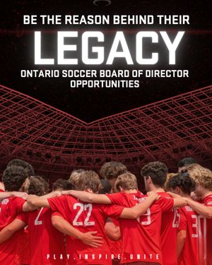 Image post by @ontario_soccer on Instagram