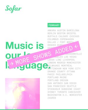 Image post by @sofarsounds on Instagram