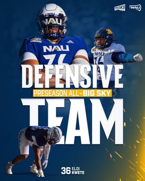 Image post by @NAU_Football on Twitter