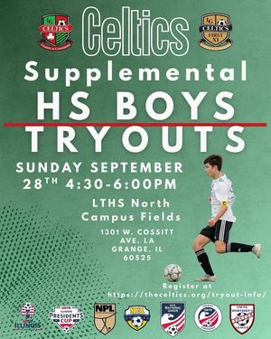 Image post by @TheCelticsSoccerClub on Facebook