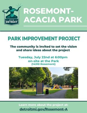 Image post by @DetroitParksRec on Facebook
