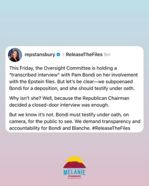 Image post by @repstansbury on Instagram