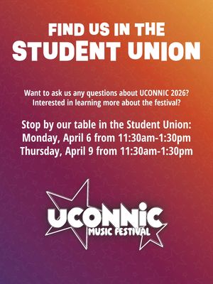 Image post by @uconnicmusicfest on Instagram