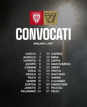 Image post by @cagliaricalcio on Instagram