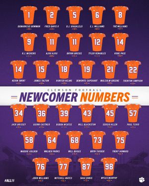 Image post by @ClemsonFB on Twitter