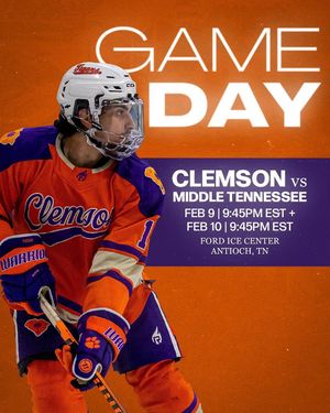 Image post by @clemsonicehockey on Instagram