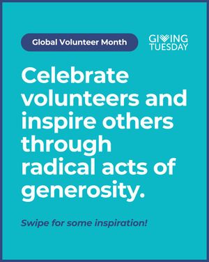 Image post by @givingtuesday on Instagram
