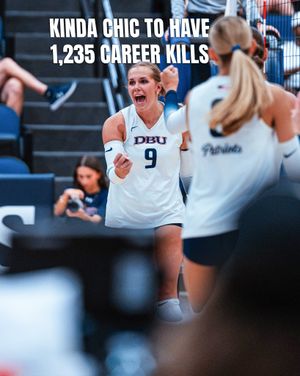 Image post by @dbu_vball on Instagram