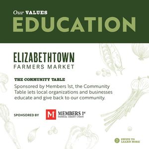 Image post by @Elizabethtown Farmer's Market on Facebook
