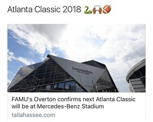 Image post by @famuathletics on Instagram