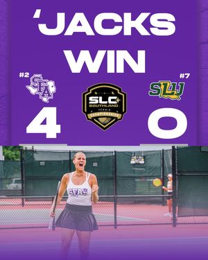 Image post by @sfa_tennis on Instagram