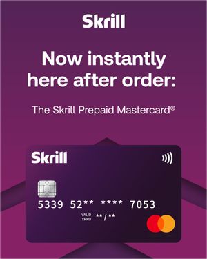 Image post by @skrill on Twitter