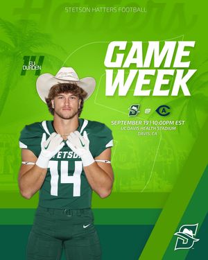 Image post by @stetsonfootball on Instagram