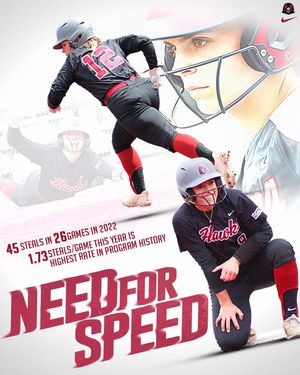 Image post by @IUPsoftball on Twitter