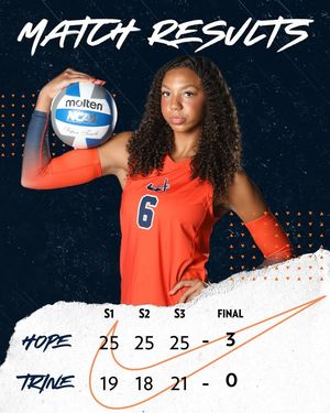 Image post by @hopecollegevolleyball on Facebook