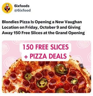 Image post by @6ix.foods on Instagram
