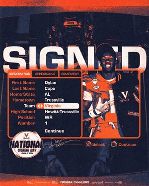 Image post by @uvafootball on Instagram
