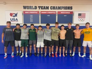 Image post by @gmuwrestling on Instagram