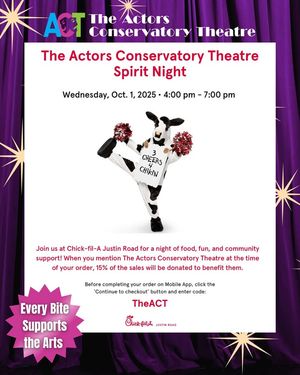 Image post by @theactorsconservatorytheatre on Facebook