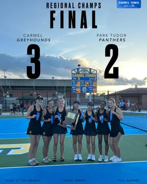 Image post by @carmelhsgirlstennis on Instagram