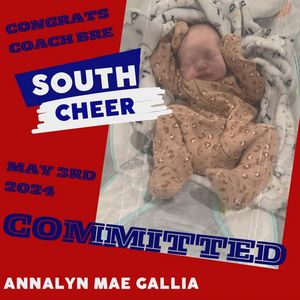 Image post by @southalabama.cheerleading on Facebook