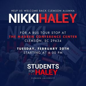 Image post by @studentsforhaley on Instagram