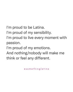 Image post by @somethinglatina on Instagram
