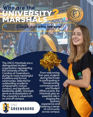 Image post by @uncgmarshals on Instagram