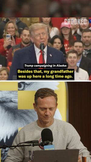 Image post by @podsaveamerica on Instagram