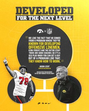 Image post by @HawkeyeFootball on Twitter