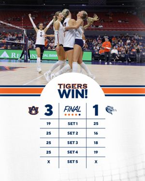Image post by @auburnvolleyball on Instagram